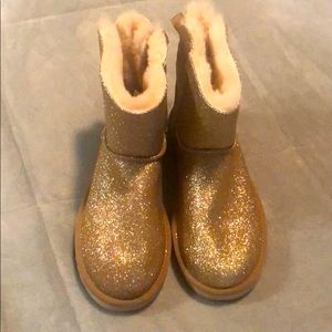Glitter Gold Uggs